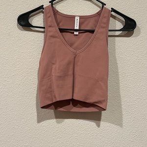 athleta v neck ribbed tank